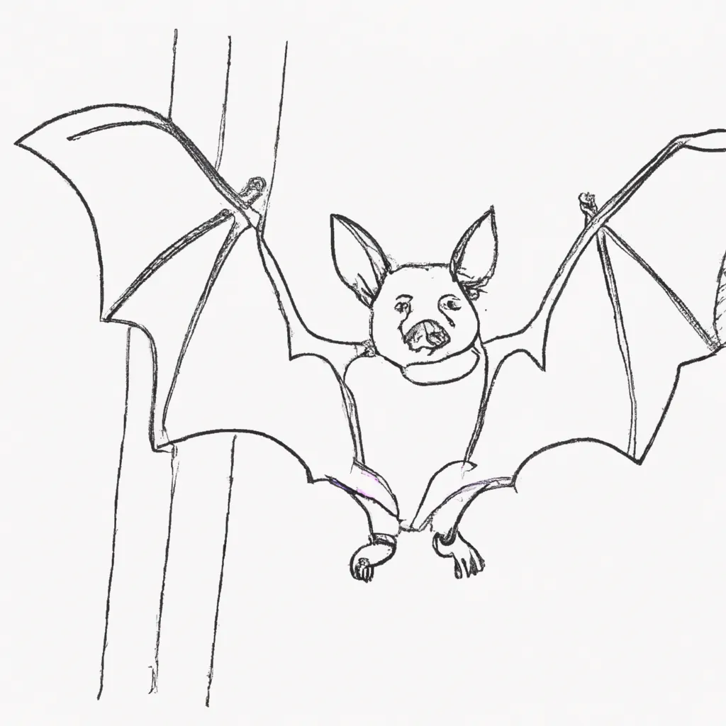 Conheça o Mundo dos Desenhos de Morcegos para Colorir 24