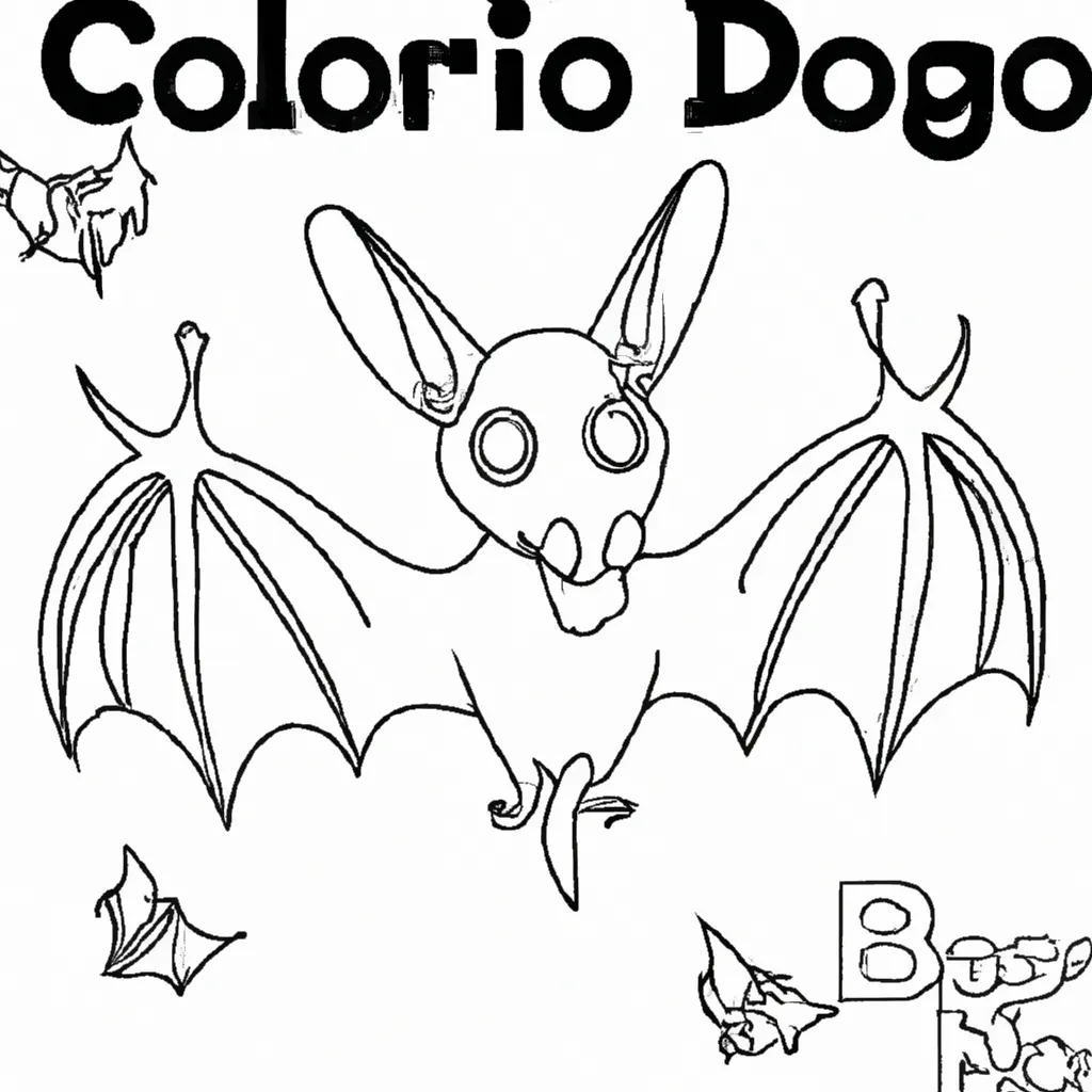 Conheça o Mundo dos Desenhos de Morcegos para Colorir 4