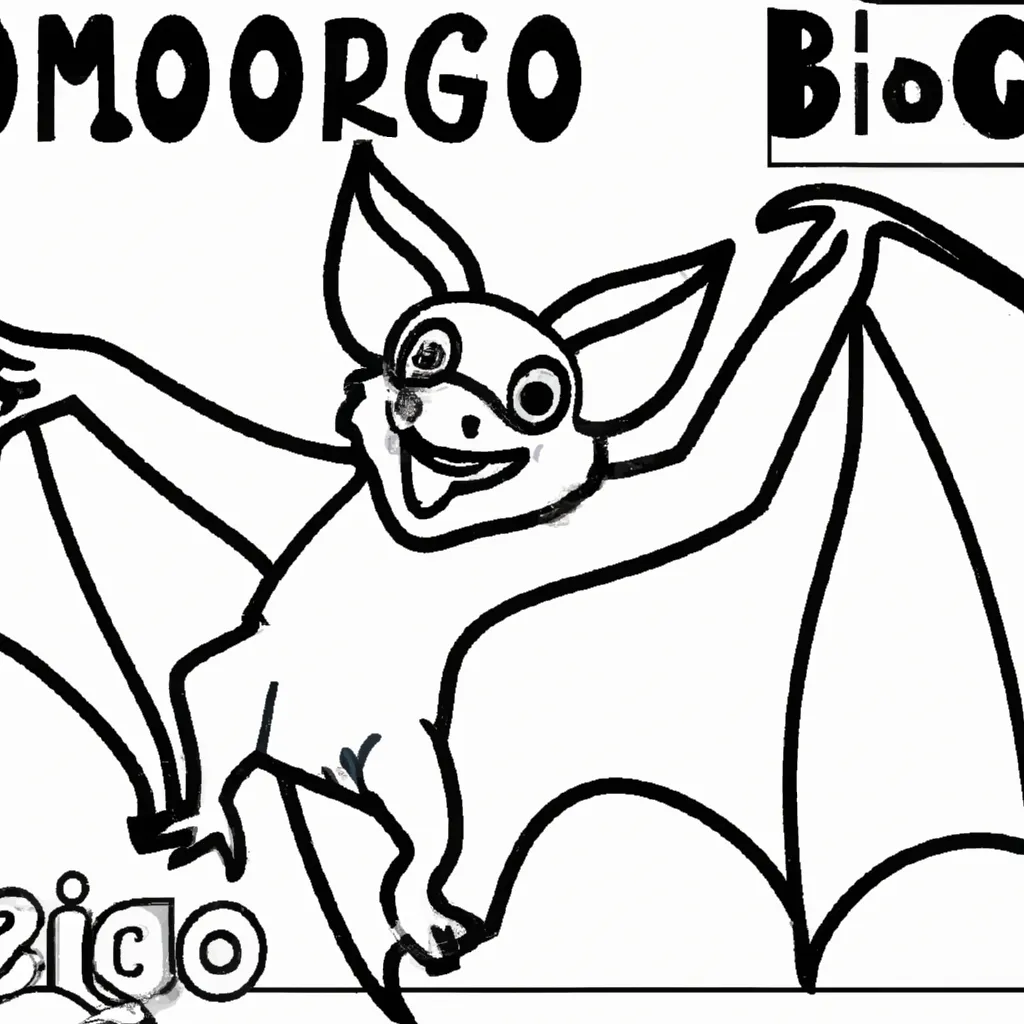 Conheça o Mundo dos Desenhos de Morcegos para Colorir 8
