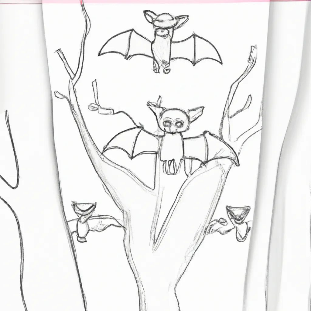 Conheça o Mundo dos Desenhos de Morcegos para Colorir 22