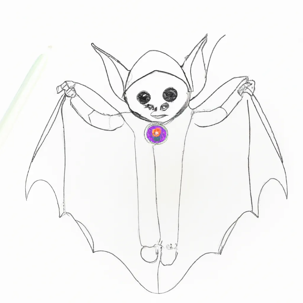 Conheça o Mundo dos Desenhos de Morcegos para Colorir 26