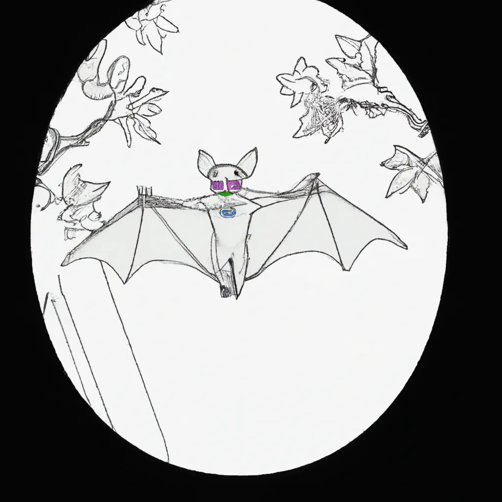 Conheça o Mundo dos Desenhos de Morcegos para Colorir 28
