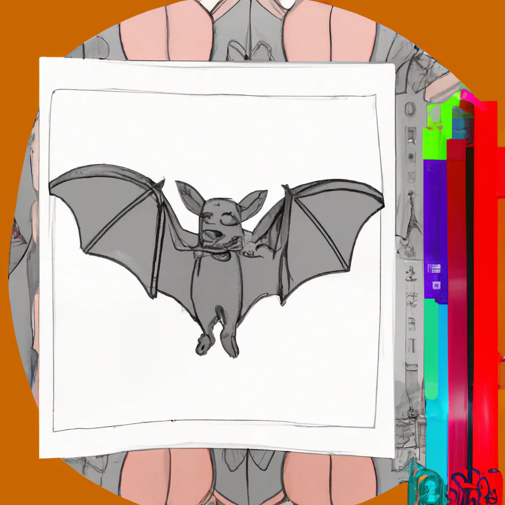 Conheça o Mundo dos Desenhos de Morcegos para Colorir 12