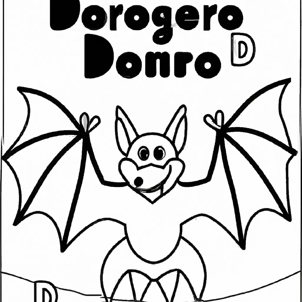 Conheça o Mundo dos Desenhos de Morcegos para Colorir 16