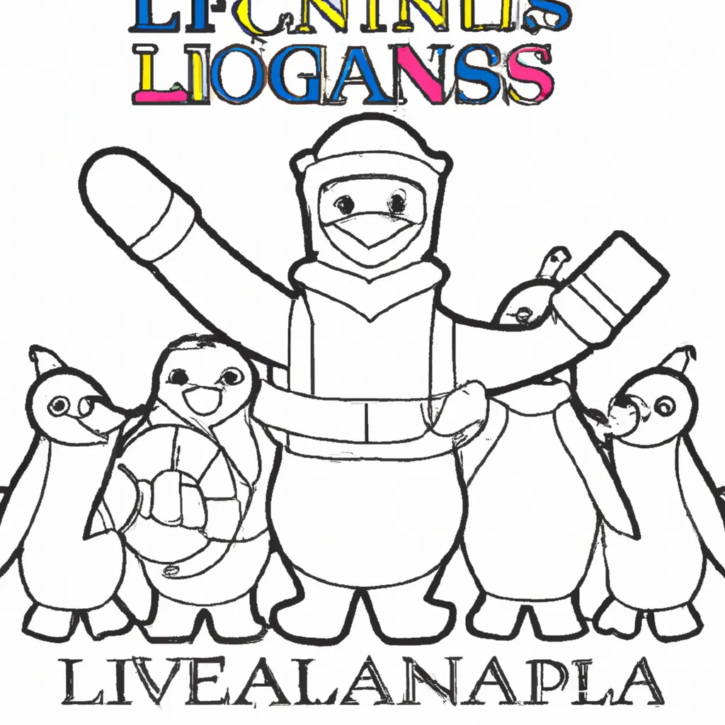 Aventure-se no Mundo dos Desenhos de Pinguins Imperadores para Colorir 6