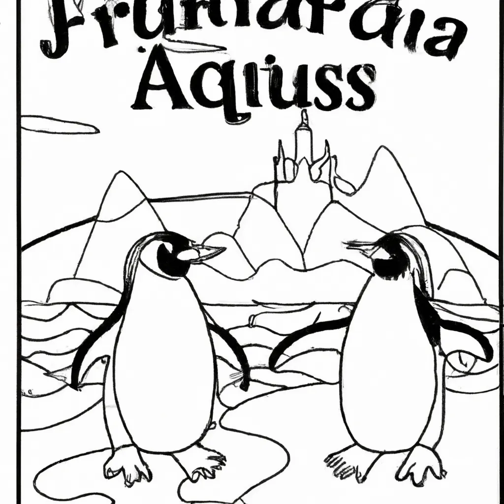 Aventure-se no Mundo dos Desenhos de Pinguins Imperadores para Colorir 16