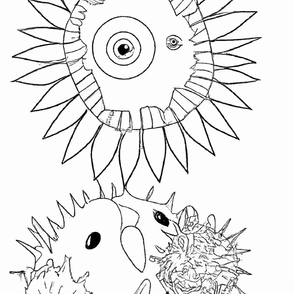 Divirta-se Pintando Desenhos de Ouriços para Colorir 4