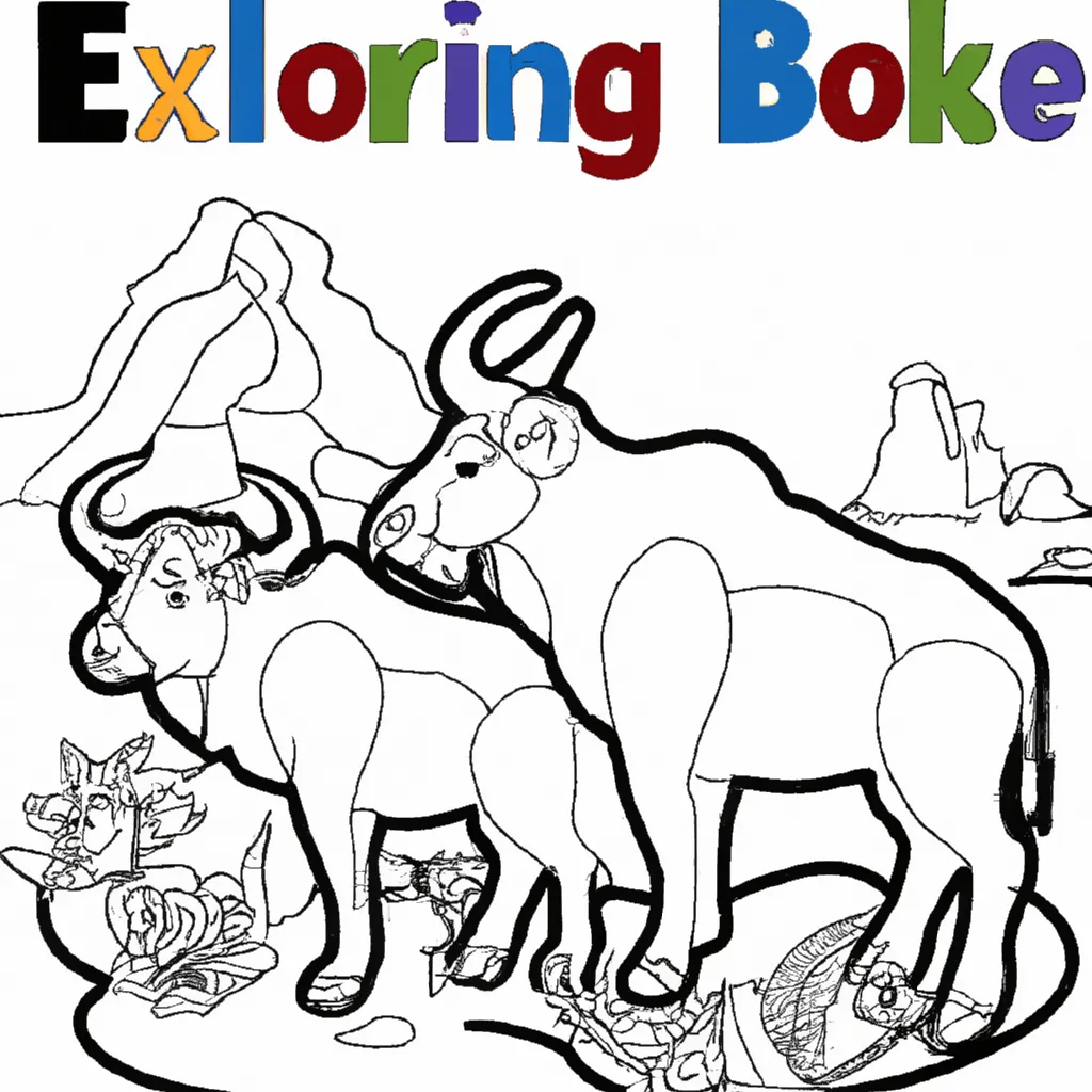 Explore o Mundo Selvagem com Desenhos de Bisões para Colorir 1 Explore o Mundo Selvagem com Desenhos de Bisões para Colorir