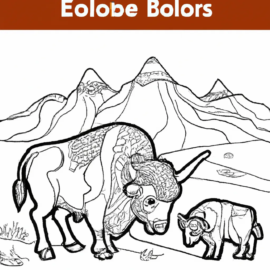 Explore o Mundo Selvagem com Desenhos de Bisões para Colorir 7 Explore o Mundo Selvagem com Desenhos de Bisões para Colorir 6