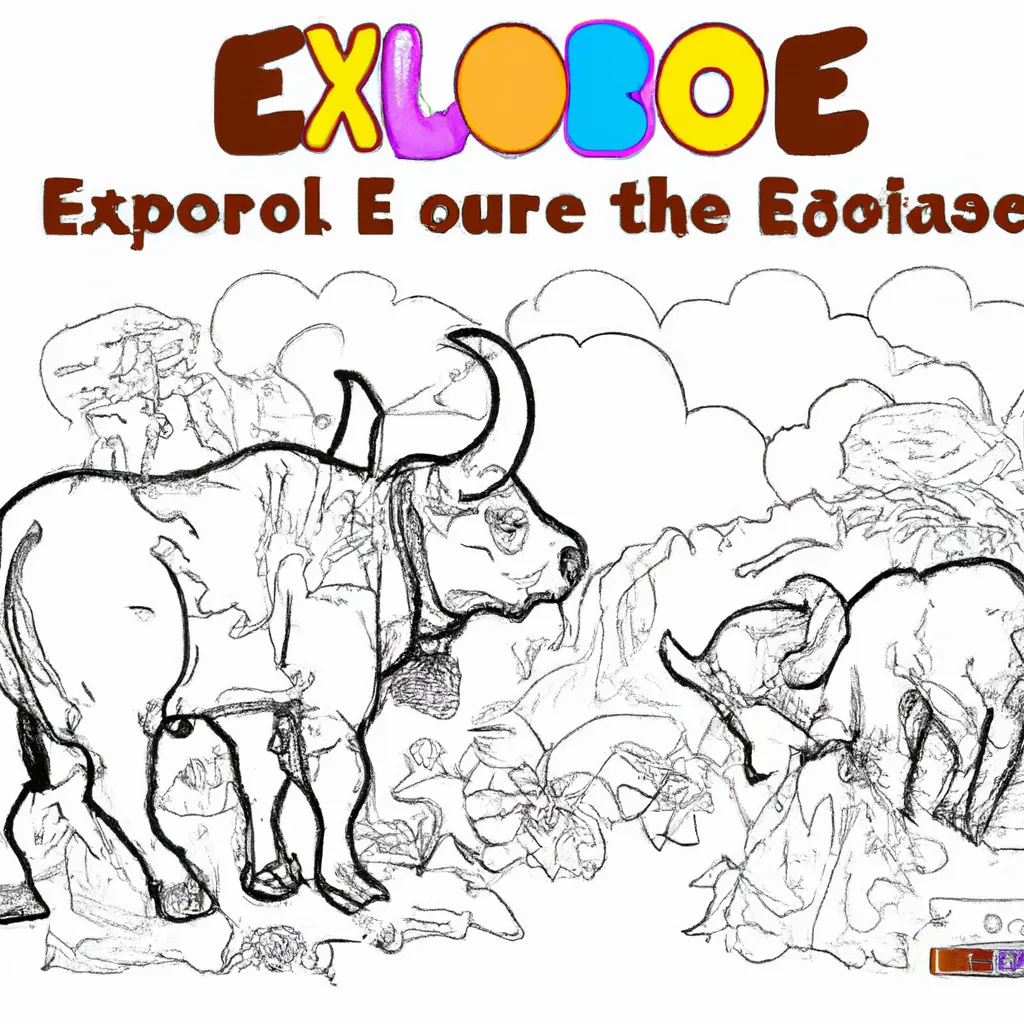 Explore o Mundo Selvagem com Desenhos de Bisões para Colorir 21 Explore o Mundo Selvagem com Desenhos de Bisões para Colorir 20