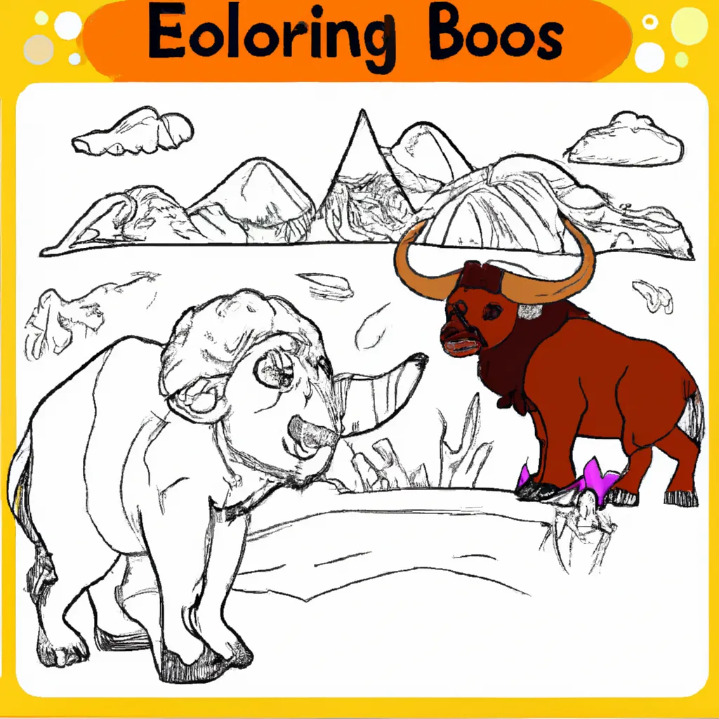 Explore o Mundo Selvagem com Desenhos de Bisões para Colorir 25 Explore o Mundo Selvagem com Desenhos de Bisões para Colorir 24