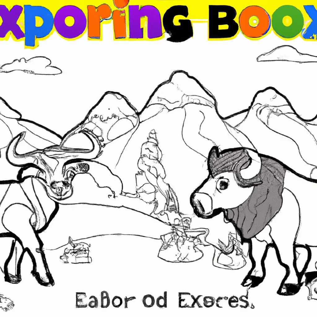 Explore o Mundo Selvagem com Desenhos de Bisões para Colorir 5 Explore o Mundo Selvagem com Desenhos de Bisões para Colorir 4