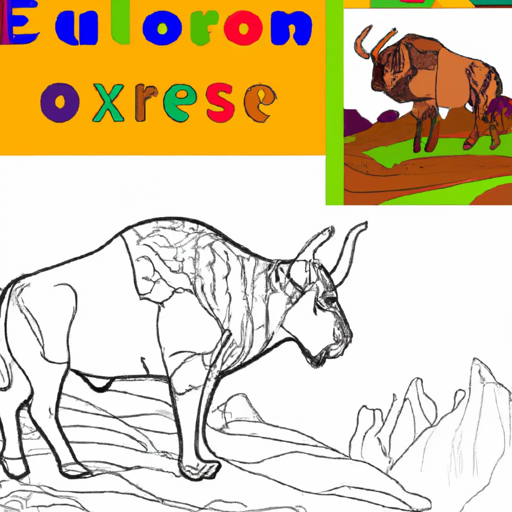 Explore o Mundo Selvagem com Desenhos de Bisões para Colorir 9 Explore o Mundo Selvagem com Desenhos de Bisões para Colorir 8