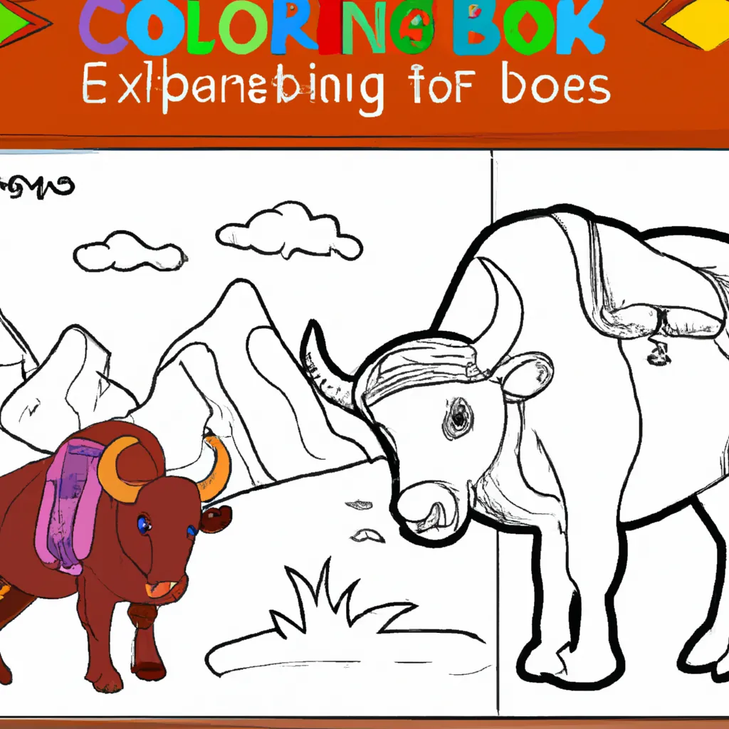 Explore o Mundo Selvagem com Desenhos de Bisões para Colorir 13 Explore o Mundo Selvagem com Desenhos de Bisões para Colorir 12