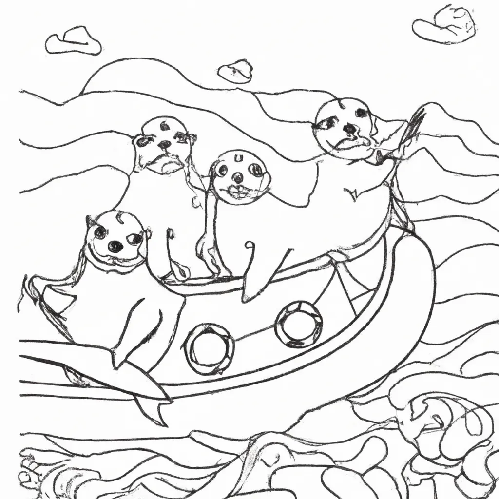 Aventure-se no Oceano com Desenhos de Focas para Colorir 7 Aventure-se no Oceano com Desenhos de Focas para Colorir 6