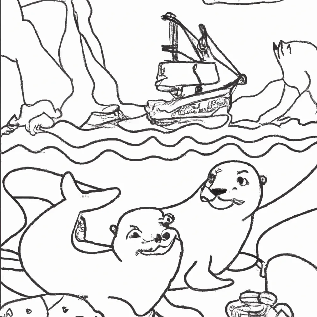 Aventure-se no Oceano com Desenhos de Focas para Colorir 25 Aventure-se no Oceano com Desenhos de Focas para Colorir 24