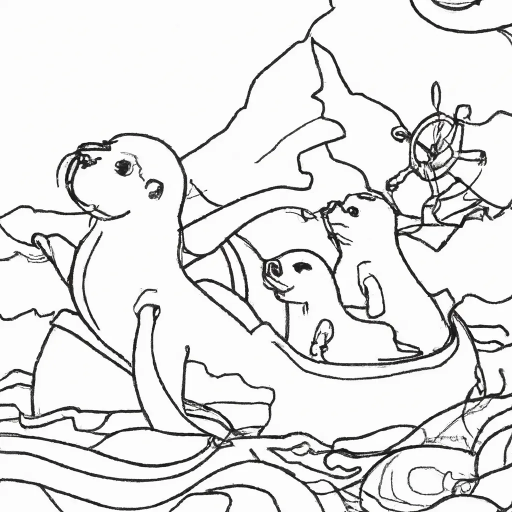 Aventure-se no Oceano com Desenhos de Focas para Colorir 23 Aventure-se no Oceano com Desenhos de Focas para Colorir 22