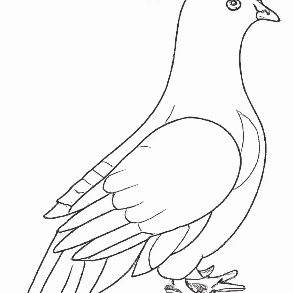 Aprecie a Beleza dos Desenhos de Pombas Brancas para Colorir 7 Aprecie a Beleza dos Desenhos de Pombas Brancas para Colorir 6