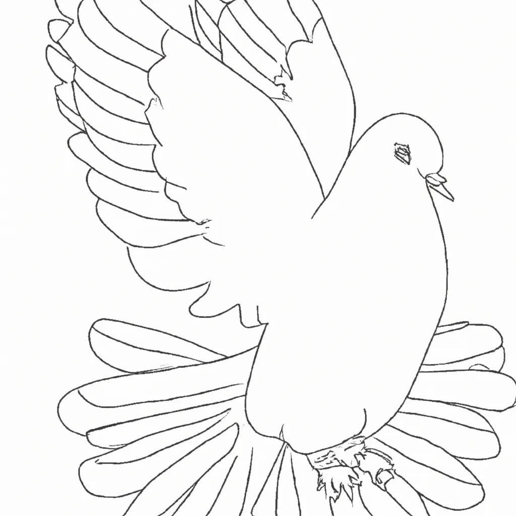 Aprecie a Beleza dos Desenhos de Pombas Brancas para Colorir 21 Aprecie a Beleza dos Desenhos de Pombas Brancas para Colorir 20