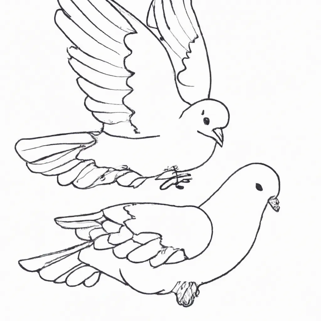 Aprecie a Beleza dos Desenhos de Pombas Brancas para Colorir 25 Aprecie a Beleza dos Desenhos de Pombas Brancas para Colorir 24