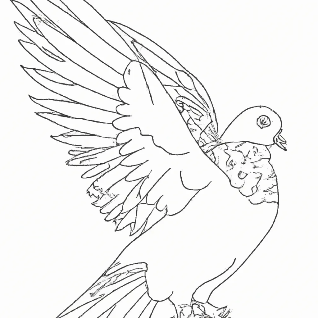 Aprecie a Beleza dos Desenhos de Pombas Brancas para Colorir 5 Aprecie a Beleza dos Desenhos de Pombas Brancas para Colorir 4