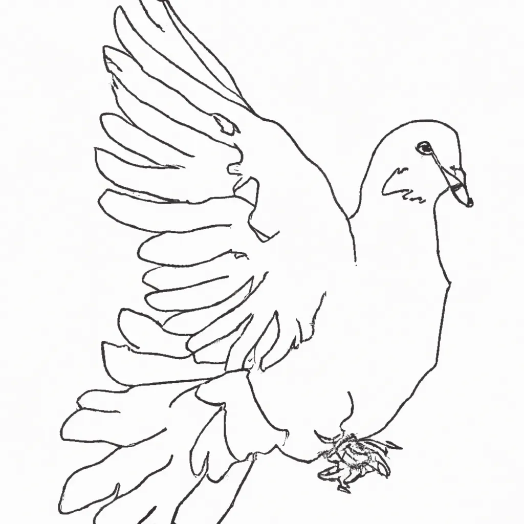 Aprecie a Beleza dos Desenhos de Pombas Brancas para Colorir 23 Aprecie a Beleza dos Desenhos de Pombas Brancas para Colorir 22