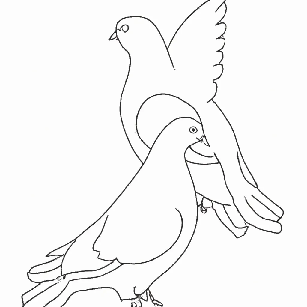 Aprecie a Beleza dos Desenhos de Pombas Brancas para Colorir 17 Aprecie a Beleza dos Desenhos de Pombas Brancas para Colorir 16