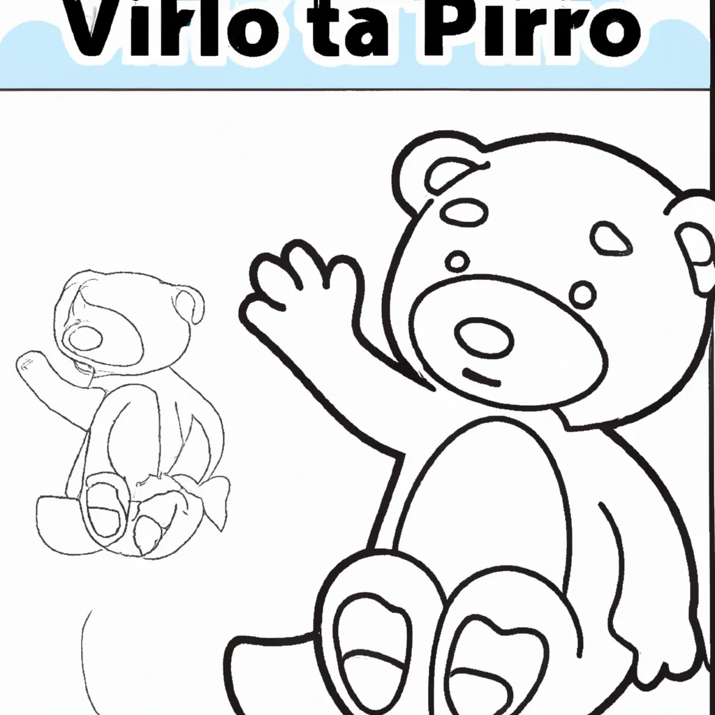 Viva o Encanto dos Desenhos de Ursos-Pardos para Colorir 24