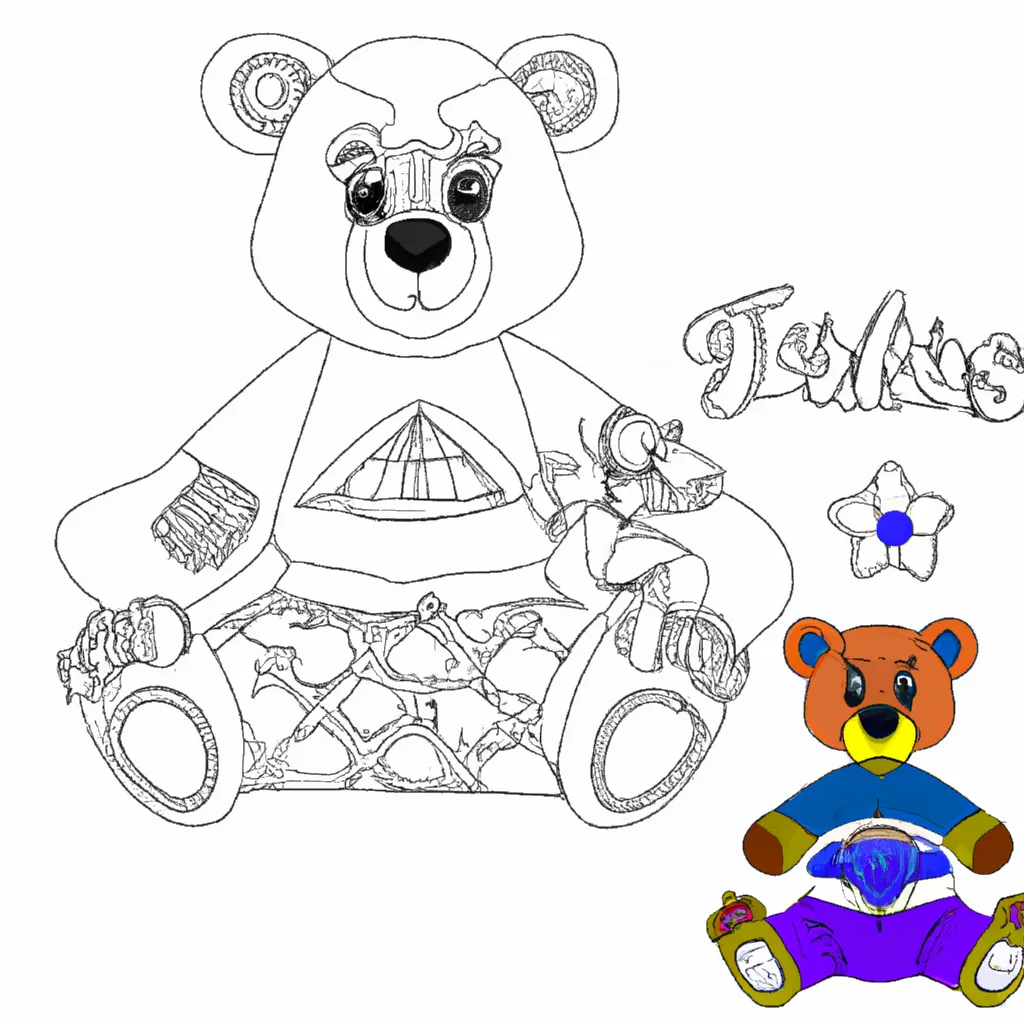 Viva o Encanto dos Desenhos de Ursos-Pardos para Colorir 26