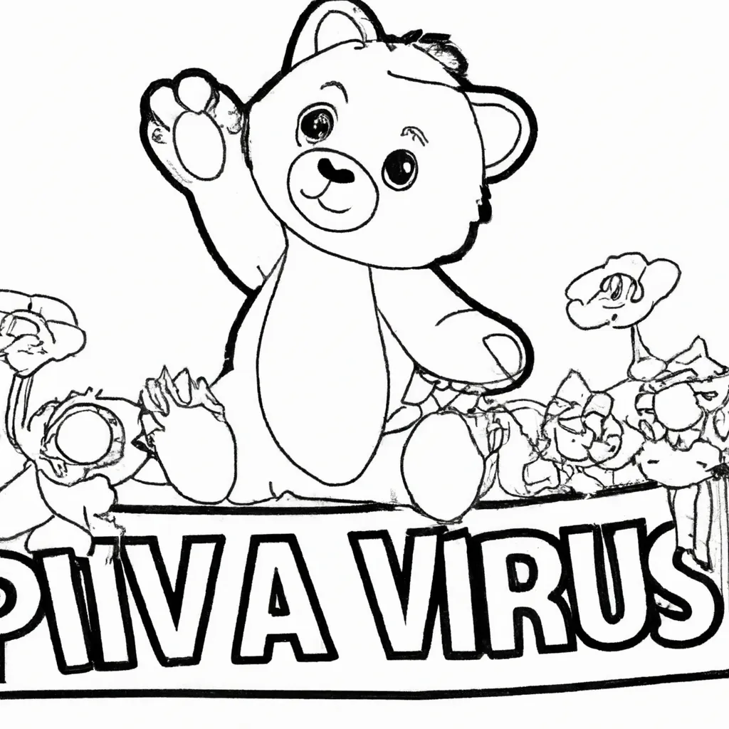 Viva o Encanto dos Desenhos de Ursos-Pardos para Colorir 16