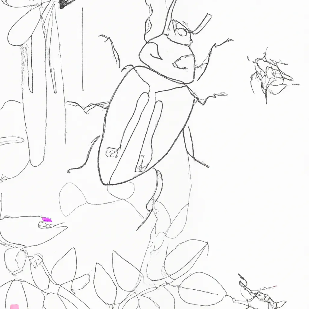 Explore o Universo dos Insetos com Desenhos de Besouros para Colorir 17 Explore o Universo dos Insetos com Desenhos de Besouros para Colorir 16