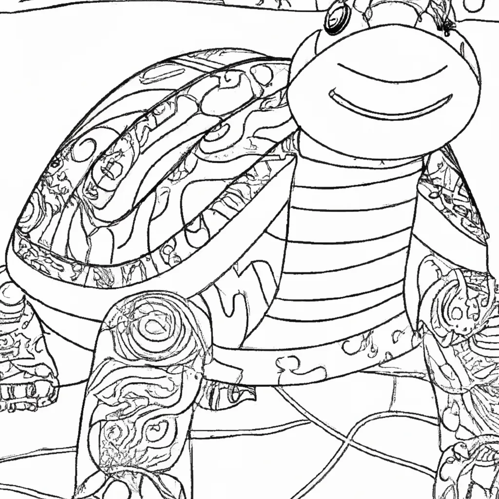 Solte a Imaginação com Desenhos de Tartarugas-Gigantes para Colorir 7 Solte a Imaginação com Desenhos de Tartarugas-Gigantes para Colorir 6