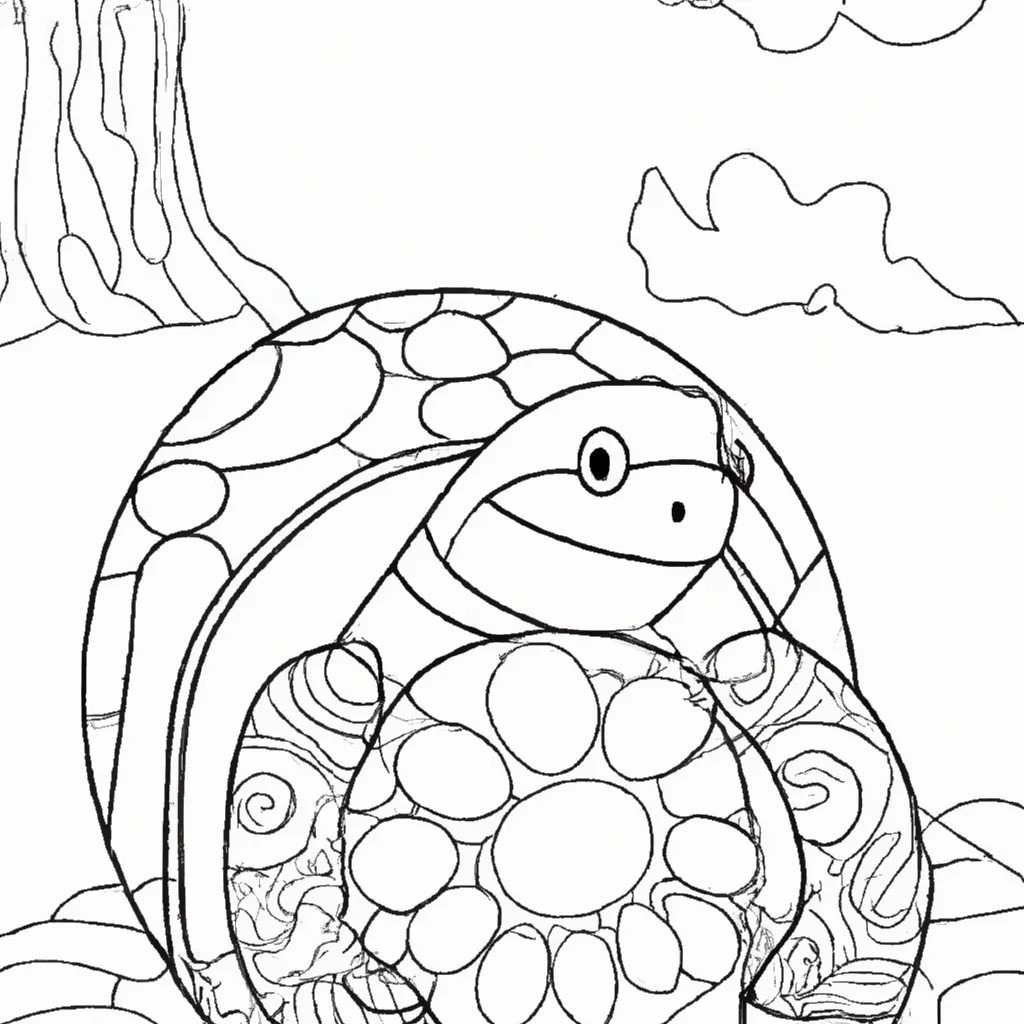 Solte a Imaginação com Desenhos de Tartarugas-Gigantes para Colorir 21 Solte a Imaginação com Desenhos de Tartarugas-Gigantes para Colorir 20