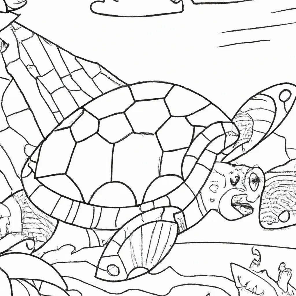 Solte a Imaginação com Desenhos de Tartarugas-Gigantes para Colorir 25 Solte a Imaginação com Desenhos de Tartarugas-Gigantes para Colorir 24