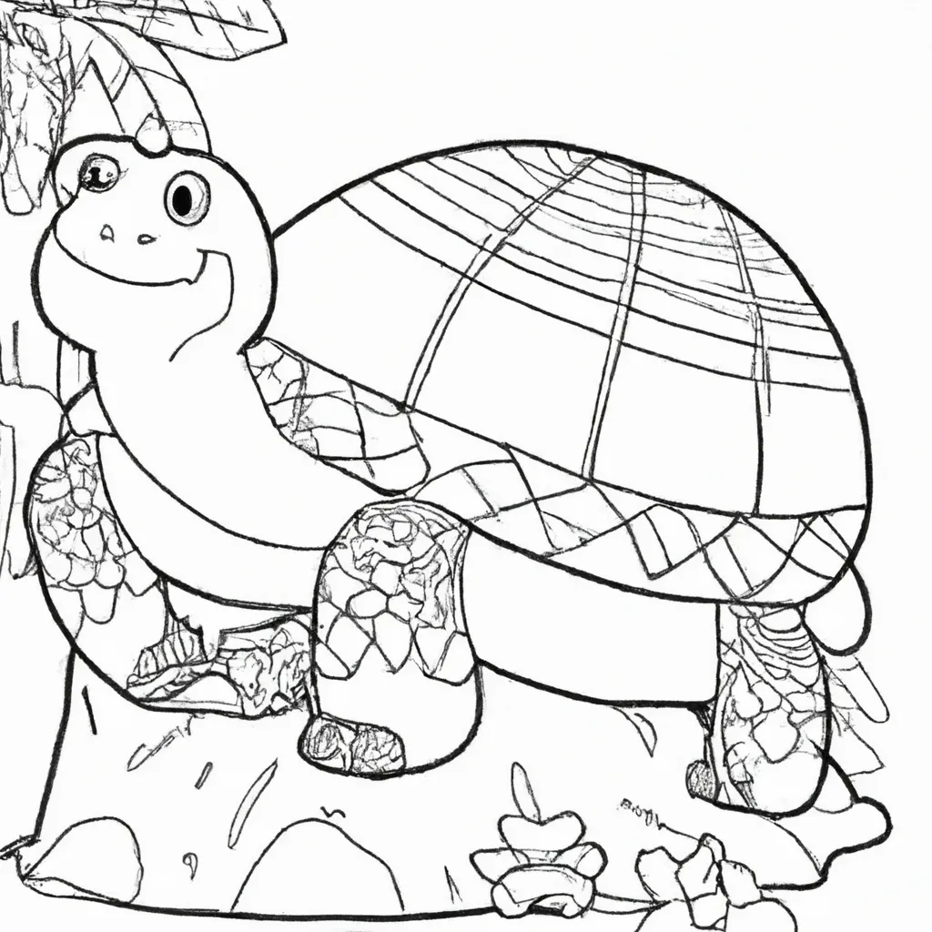 Solte a Imaginação com Desenhos de Tartarugas-Gigantes para Colorir 5 Solte a Imaginação com Desenhos de Tartarugas-Gigantes para Colorir 4