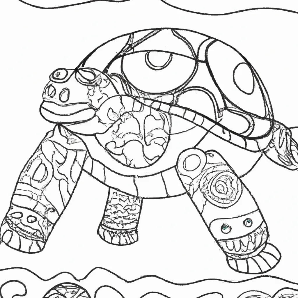 Solte a Imaginação com Desenhos de Tartarugas-Gigantes para Colorir 19 Solte a Imaginação com Desenhos de Tartarugas-Gigantes para Colorir 18