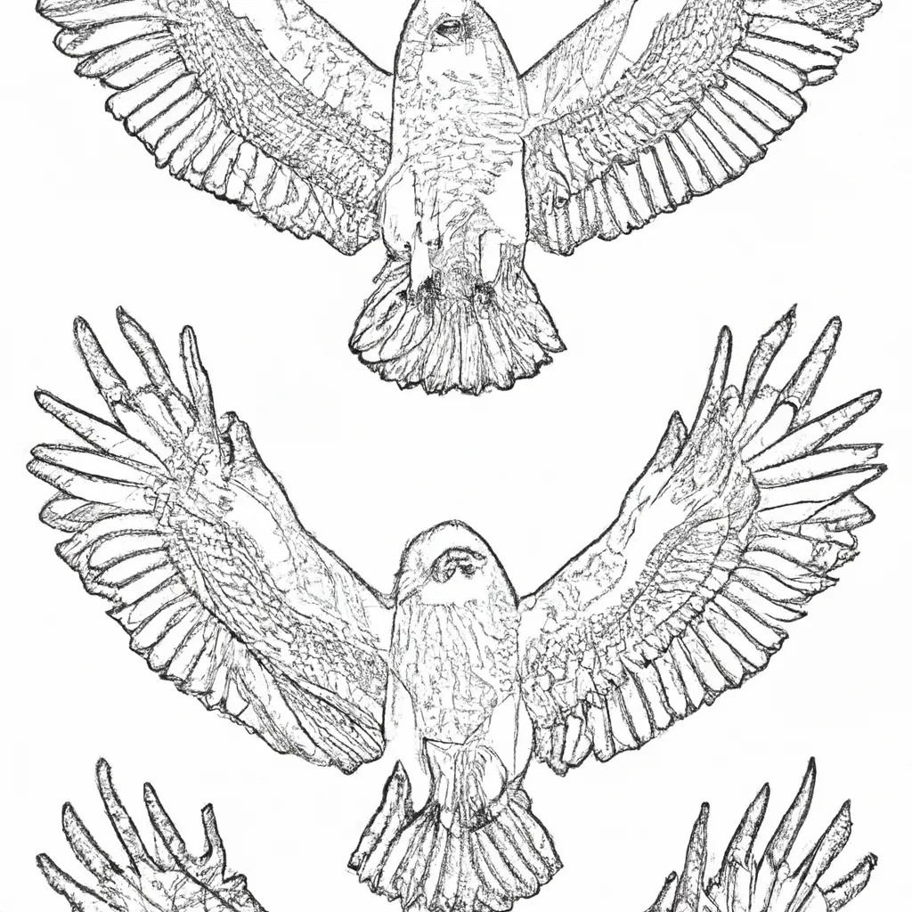 Voe Alto com os Desenhos de Águias Carecas para Colorir 7 Voe Alto com os Desenhos de Águias Carecas para Colorir 6