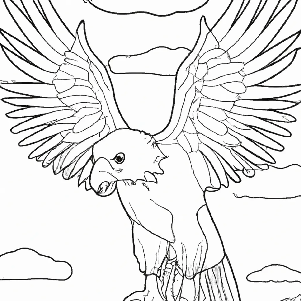 Voe Alto com os Desenhos de Águias Carecas para Colorir 19 Voe Alto com os Desenhos de Águias Carecas para Colorir 18