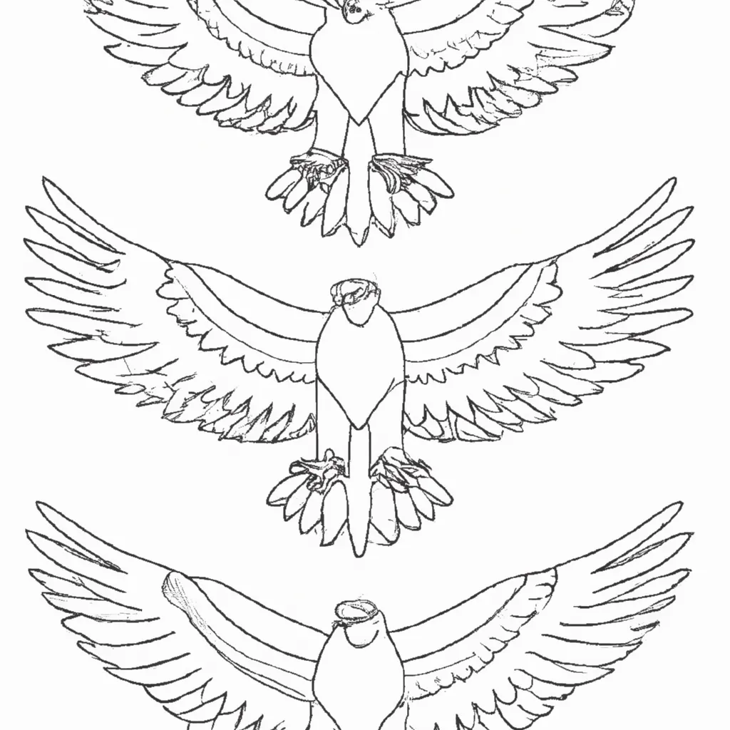 Voe Alto com os Desenhos de Águias Carecas para Colorir 15 Voe Alto com os Desenhos de Águias Carecas para Colorir 14
