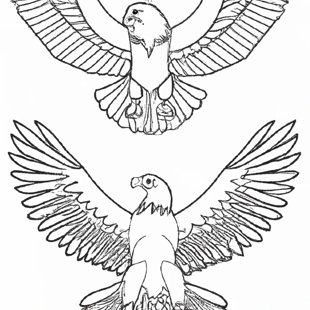 Voe Alto com os Desenhos de Águias Carecas para Colorir 17 Voe Alto com os Desenhos de Águias Carecas para Colorir 16