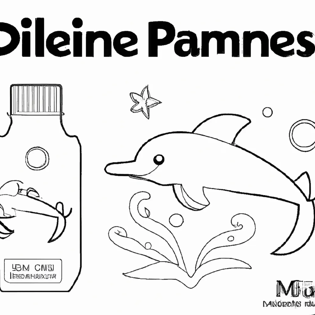 Pinte a Vida Marinha com Desenhos de Golfinhos Nariz-de-Garrafa para Colorir 28