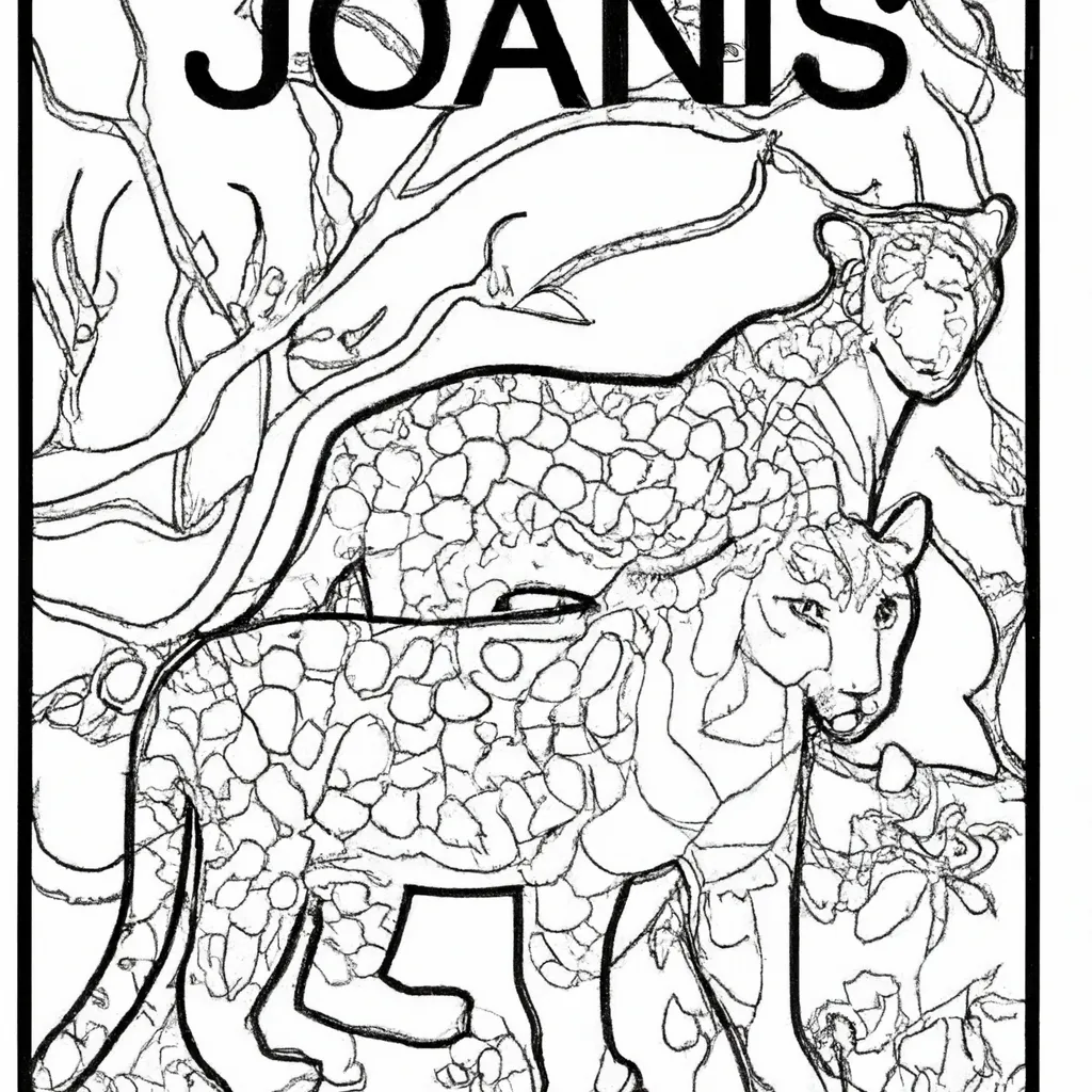 Crie sua Própria Selva com Desenhos de Jaguares para Colorir