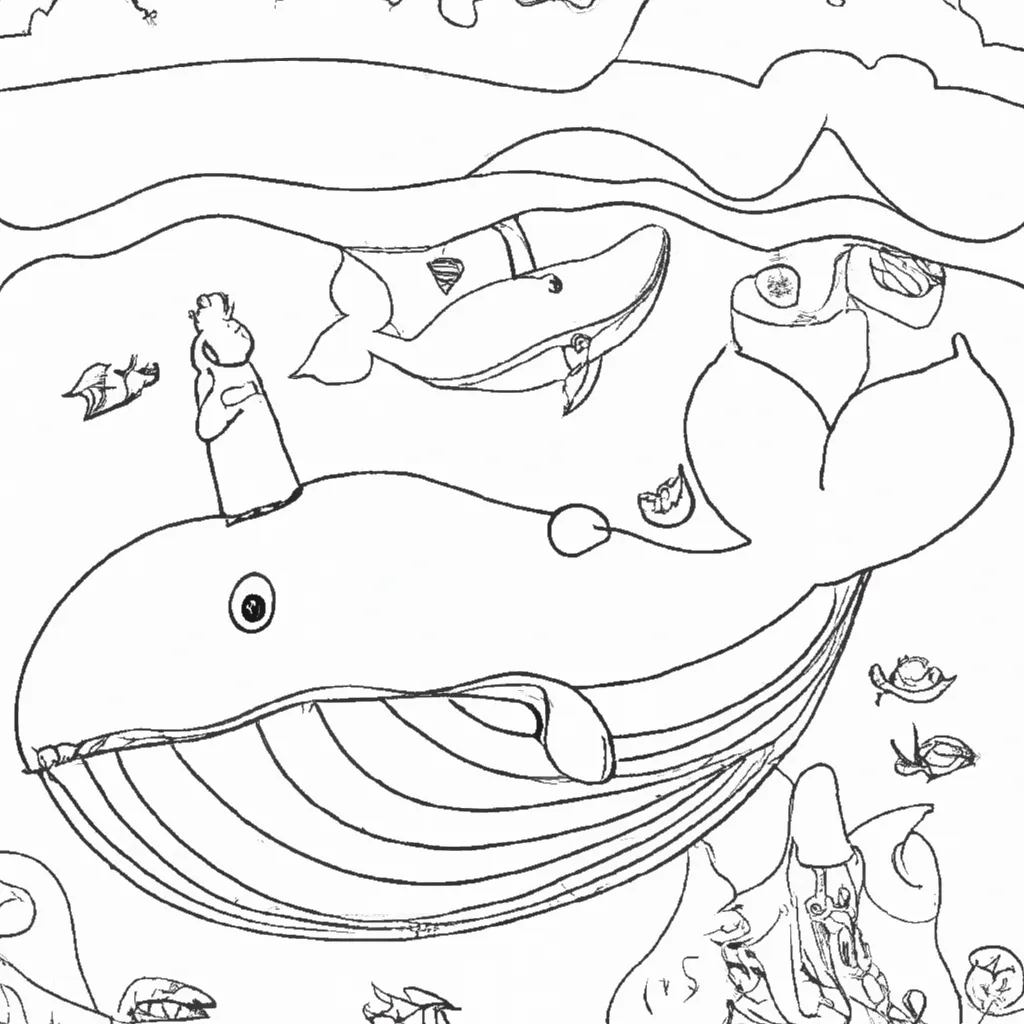 Desvende o Mundo Subaquático com Desenhos de Baleias Azuis para Colorir 9 Desvende o Mundo Subaquático com Desenhos de Baleias Azuis para Colorir 8