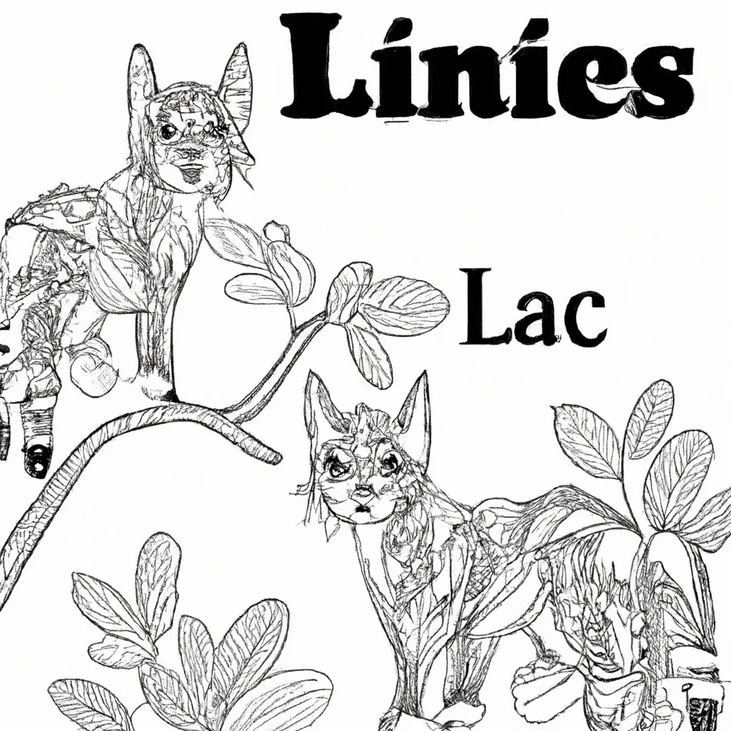 Arte na Floresta: Desenhos de Linces para Colorir 2
