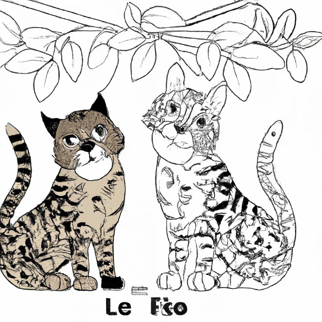 Arte na Floresta: Desenhos de Linces para Colorir 28