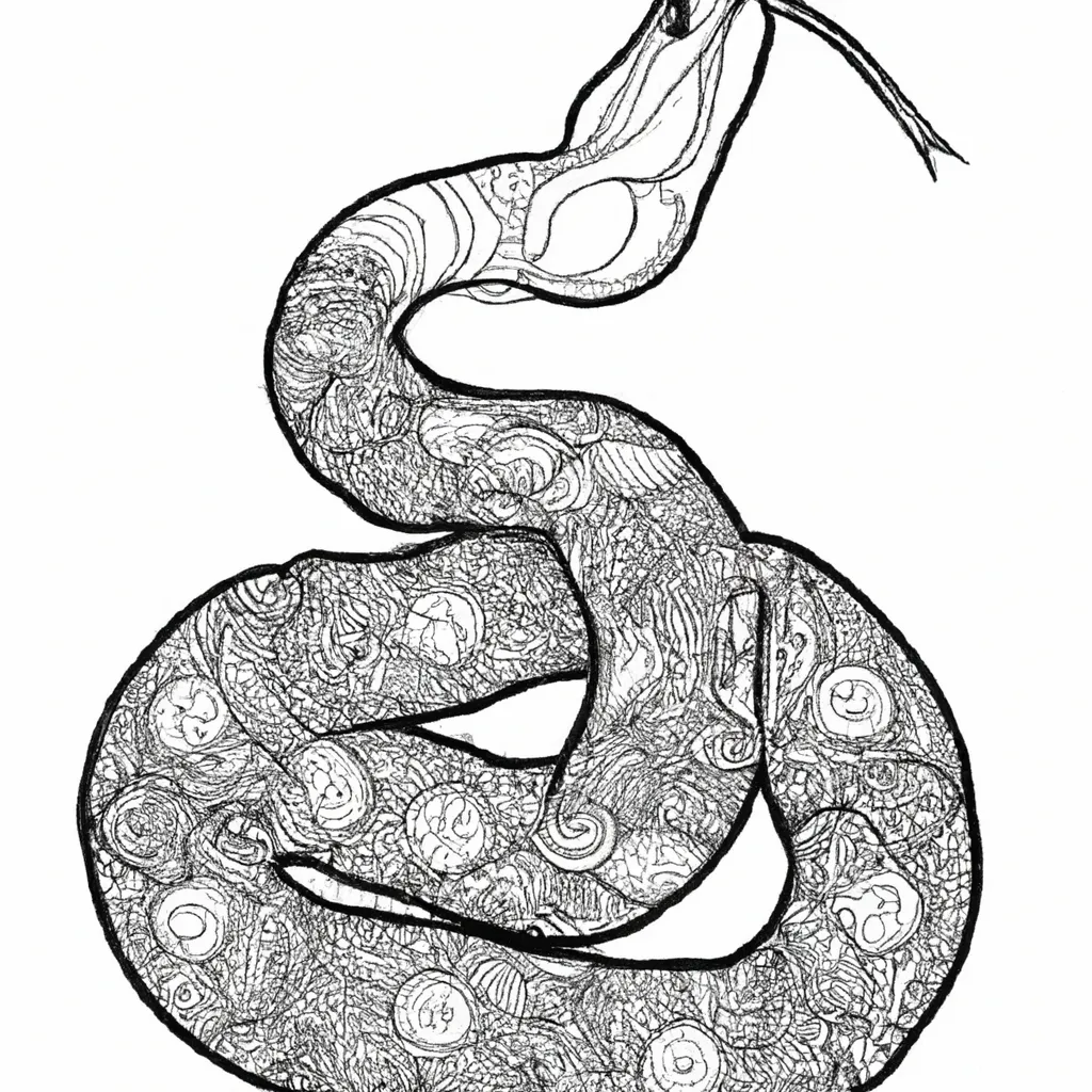 Admire a Beleza dos Desenhos de Serpentes para Colorir 6