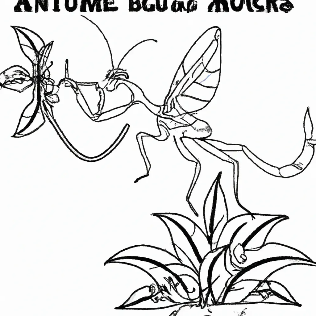Aventure-se no Mundo dos Insetos com Desenhos de Louva-a-Deus para Colorir 13 Aventure-se no Mundo dos Insetos com Desenhos de Louva-a-Deus para Colorir 12