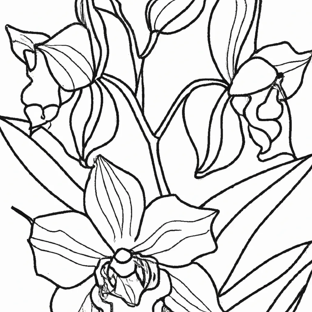 A Magia das Orquídeas: Imprima e Colora Já! 25 A Magia das Orquídeas: Imprima e Colora Já! 24