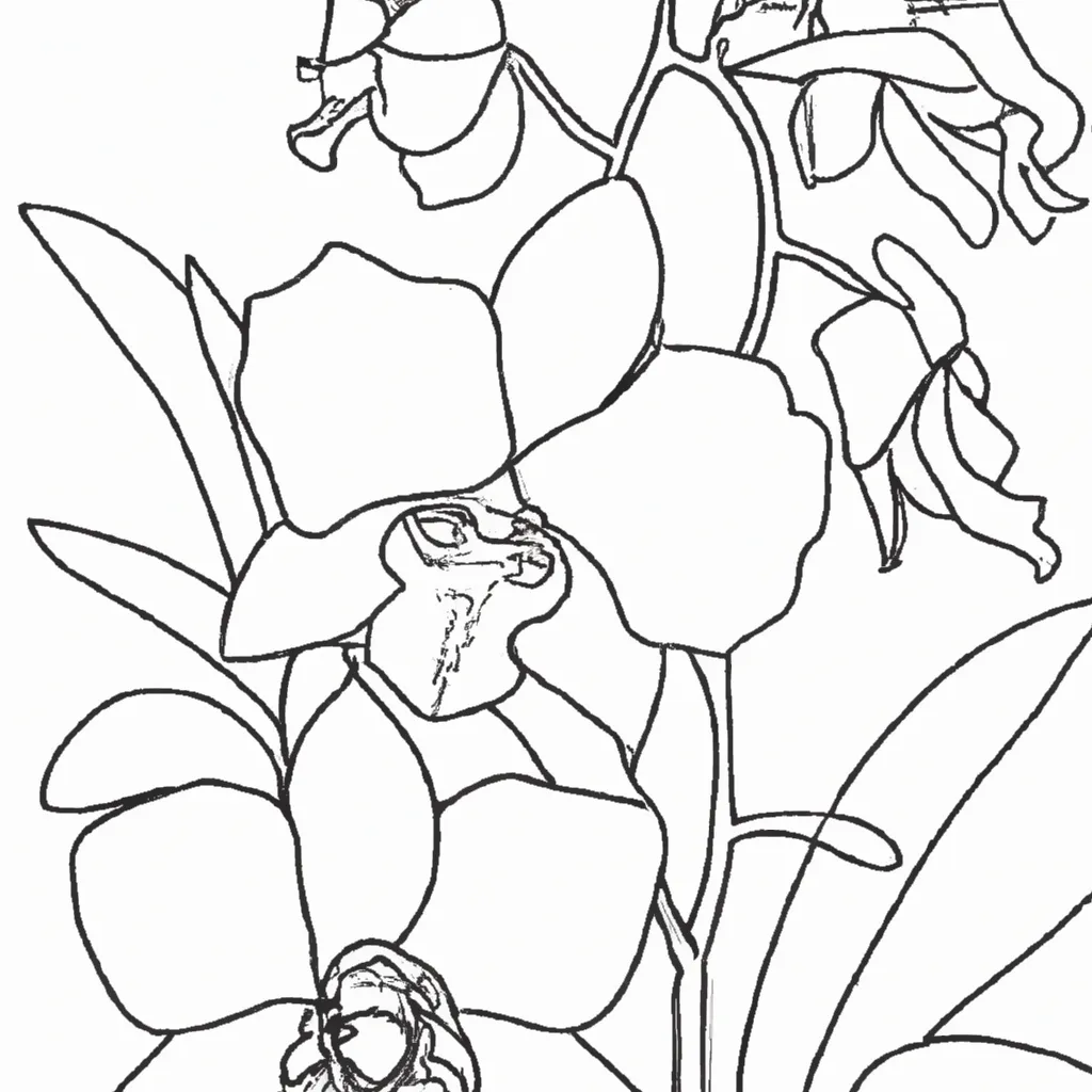 A Magia das Orquídeas: Imprima e Colora Já! 11 A Magia das Orquídeas: Imprima e Colora Já! 10