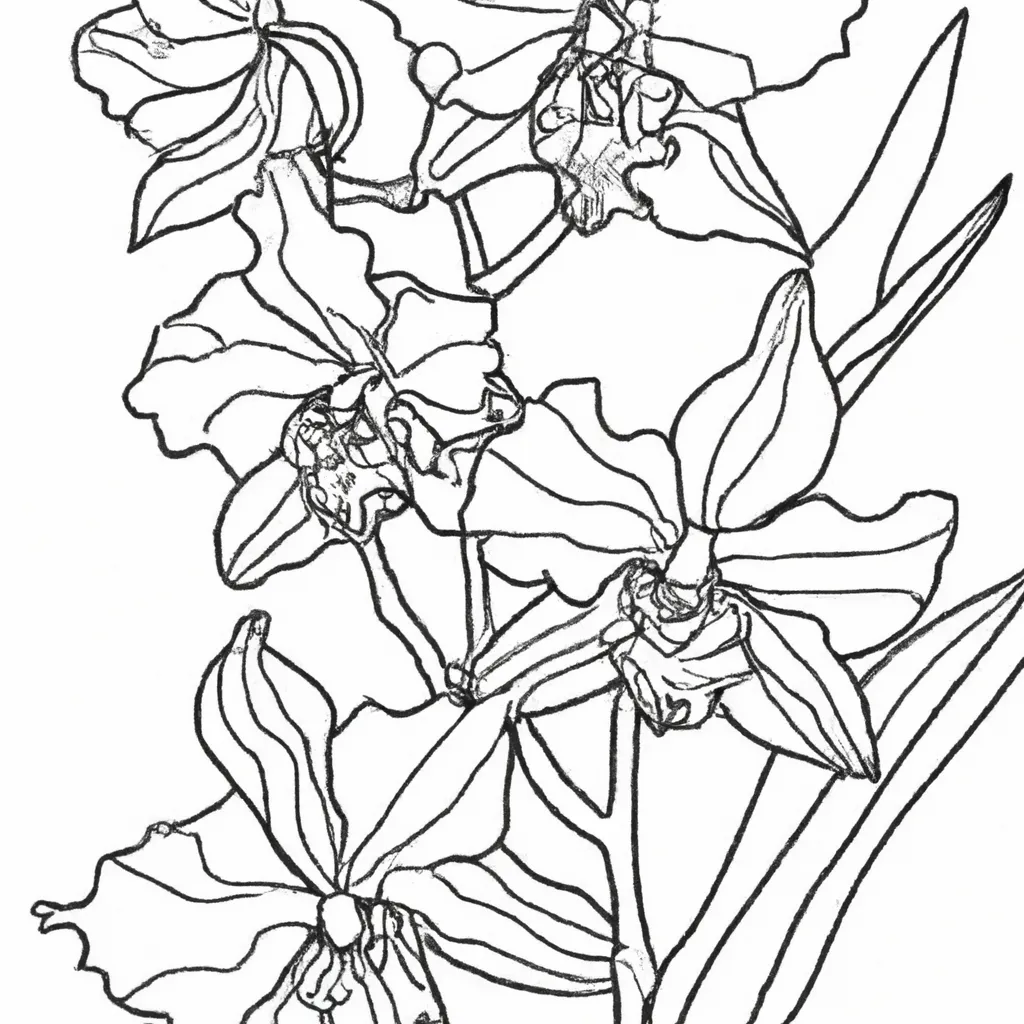 A Magia das Orquídeas: Imprima e Colora Já! 23 A Magia das Orquídeas: Imprima e Colora Já! 22